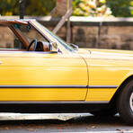 Rare 1976 Mercedes 450SL // Yellow