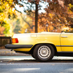 Rare 1976 Mercedes 450SL // Yellow