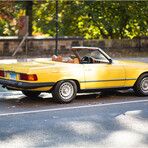 Rare 1976 Mercedes 450SL // Yellow