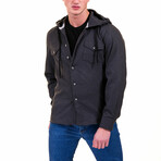 Hooded Flannel // Gray (L)