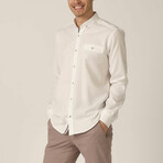 Freddie Button Up // White (Medium)