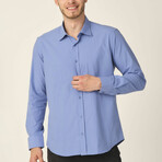 Tanner Button Up // Blue (Medium)