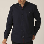 Nelson Button Up // Navy (Medium)