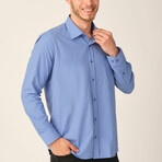 Tanner Button Up // Blue (Medium)