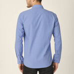 Tanner Button Up // Blue (Medium)