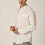 Freddie Button Up // White (Medium)