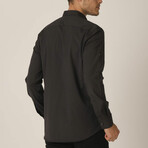 Avery Button Up // Dark Brown (Medium)