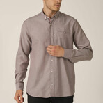 Cole Button Up // Light Brown (Medium)