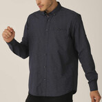 Jordan Button Up // Navy + White (Medium)
