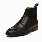 Split Toe Derby Suede Combination Boot // Black (US: 7)