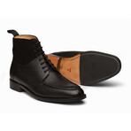 Split Toe Derby Suede Combination Boot // Black (US: 7)
