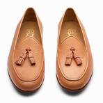 Belgian Tassel Loafers // Coral (US: 13)