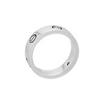 Cartier // 18K White Gold 3 Diamond Love Ring // Ring Size: 4 // Pre-Owned