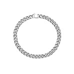 Diego Barrueco Stainless Steel Cuban Link Necklace // 15mm // 19"