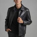 Jacob Leather Jacket // Black (XL)