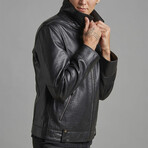 Jacob Leather Jacket // Black (XL)