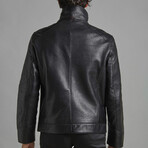 Jacob Leather Jacket // Black (XL)