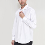 Jeffrey Button Up // White (Medium)
