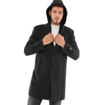 Austin Overcoat // Anthracite (Large)