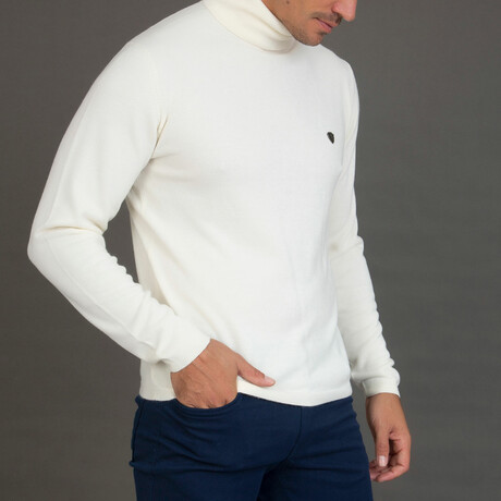 Laguna V-Neck Pullover // Ecru (XS)