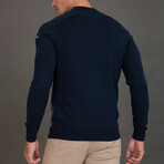 Bruno Cardigan // Navy + Gray Melange (M)