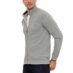 Castelloli Cardigan // Gray Malange (XL)