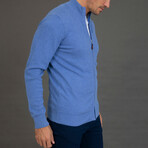 Edrick Textured Cardigan // Dark Navy (2XL)