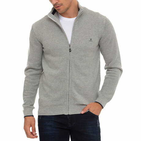 Castelloli Cardigan // Gray Malange (XS)