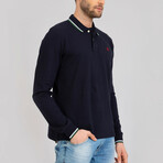 Locarno Long Sleeve Polo Shirt // Navy (XS)