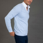 Arma V-Neck Pullover // Baby Blue (M)