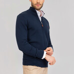 Edrick Textured Cardigan // Navy (XL)