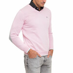Pol V-Neck Pullover // Pink (3XL)