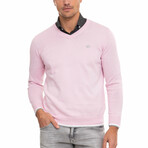 Pol V-Neck Pullover // Pink (L)
