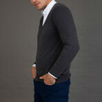 Arma V-Neck Pullover // Anthracite (L)