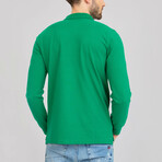 Greco Long Sleeve Polo Shirt // Green (XL)