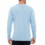 Ercina Round Neck Pullover // Light Blue (3XL)