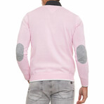 Pol V-Neck Pullover // Pink (XL)