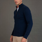 Edrick Textured Cardigan // Navy (XL)