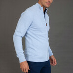 Edrick Textured Cardigan // Blue (XL)