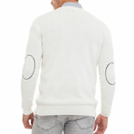 Saul V-Neck Summer Pullover // Ecru (3XL)