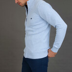 Edrick Textured Cardigan // Blue (XL)