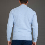 Edrick Textured Cardigan // Blue (XL)