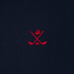 Locarno Long Sleeve Polo Shirt // Navy (XS)