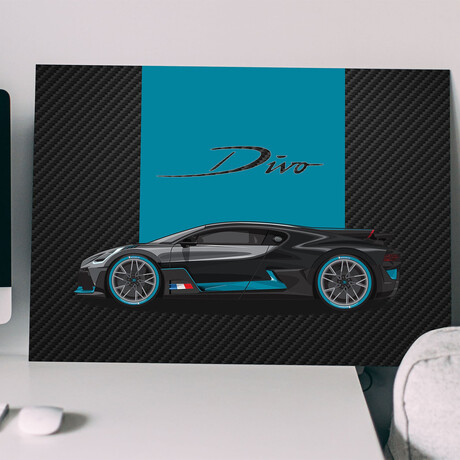 SuperCar DIVO // Matte (28"H x 20"W)