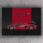 SuperCar JESKO (Red) // Gloss (28"H x 20"W)