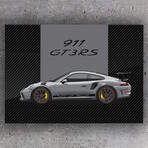 SuperCar 911 GT3 RS (Gray) // Gloss (28"H x 20"W)