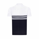 Phillip Polo // Navy + White (XS)