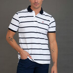 Adrian Polo // Navy + White (XS)