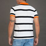 Sebastian Polo // Black + White + Orange (XS)