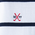 Adrian Polo // Navy + White (XS)